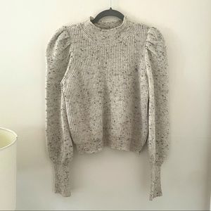 So // Beautiful Puff Sleeve Sweater - Size M